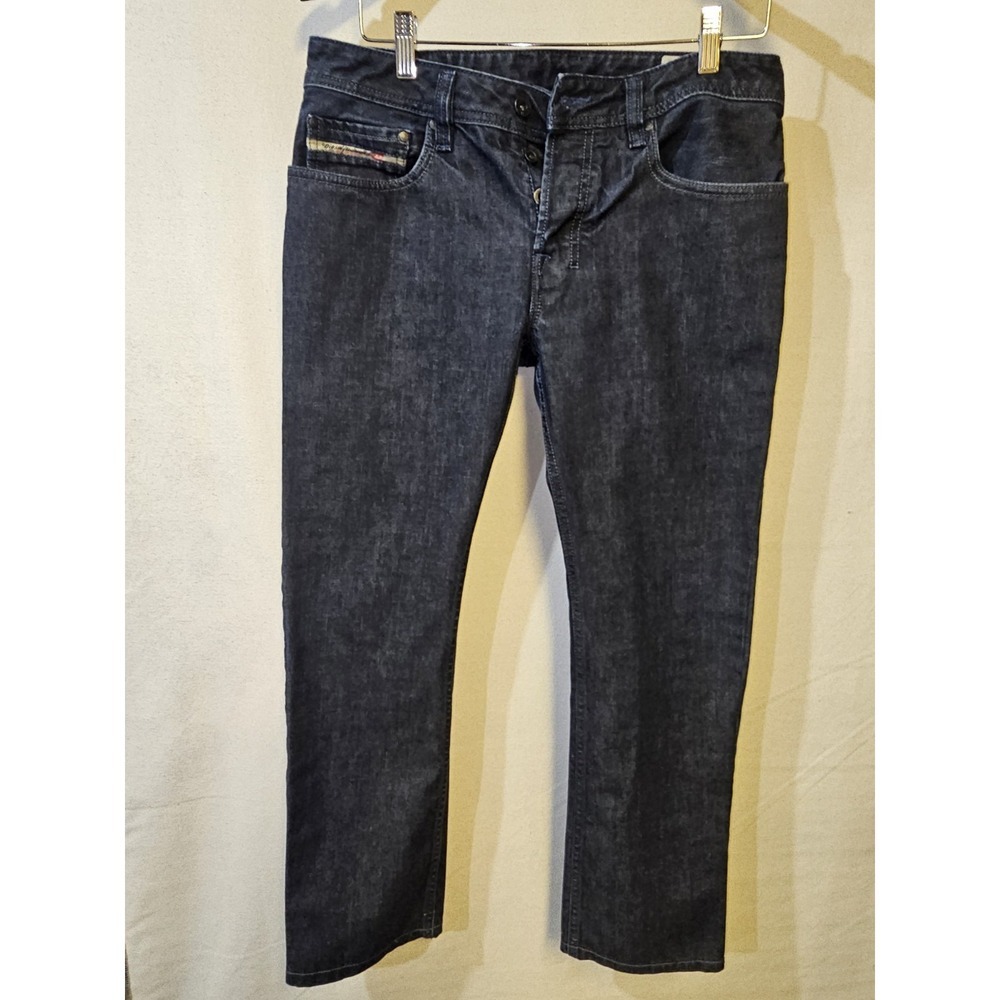 Diesel Men's Blue Jeans Button Fly‎ Zanity Wash Size 29x30